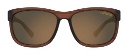 Okulary TIFOSI SWANK XL POLARIZED woodgrain (1 szkło Brown 15,4% transmisja światła) (NEW)