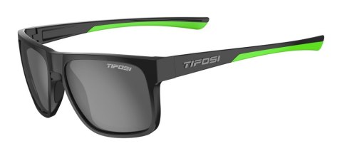 Okulary TIFOSI SWICK POLARIZED satin black/neon (1 szkło Smoke 15,4% transmisja światła) (NEW)