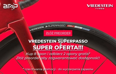 Zestaw 10 opon VREDESTEIN Superpasso, (8+2 GRATIS) (NEW)