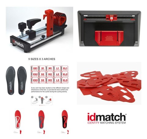 Zestaw IDMATCH SHOP FOOTKIT REGULAR + FOOTBED STARTING KIT 50PCS (Pomiar Stopy, Ustawianie pozycji bloków, Podkładki dystansowe 