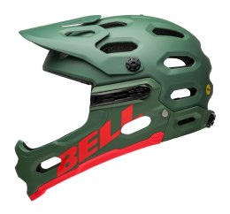 Kask full face BELL SUPER 3R MIPS matte dark green infrared roz. S (52-56 cm) (NEW 2024)