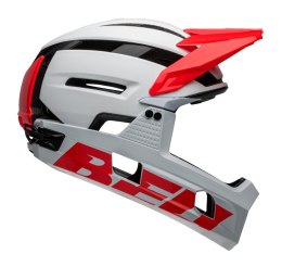 Kask full face BELL SUPER AIR R MIPS SPHERICAL matte gloss white infrared roz. S (52-56 cm) (NEW 2024)