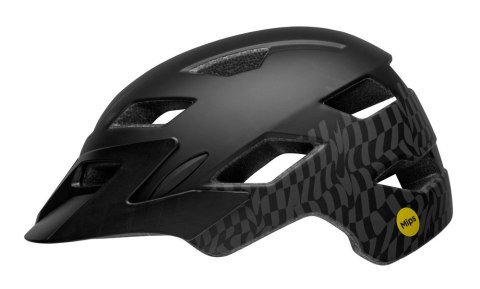 Kask juniorski BELL SIDETRACK INTEGRATED MIPS wavy checks matte black roz. Uniwersalny (50-57 cm) (NEW 2024)