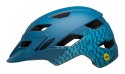 Kask juniorski BELL SIDETRACK INTEGRATED MIPS wavy checks matte blue roz. Uniwersalny (50-57 cm) (NEW 2024)