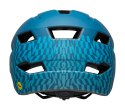 Kask juniorski BELL SIDETRACK wavy checks matte blue roz. Uniwersalny (50-57 cm) (NEW 2024)