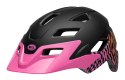 Kask juniorski BELL SIDETRACK wavy checks matte pink roz. Uniwersalny (50-57 cm) (NEW)