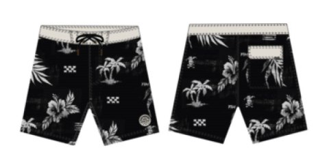 Szorty plażowe FASTHOUSE After Hours Alani 18" Boardshort, Black roz. 32 (NEW)