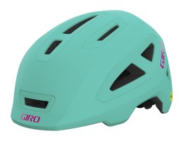 Kask dziecięcy GIRO SCAMP II MIPS matte screaming teal bright pink roz. S (49-53 cm) (NEW)...