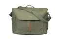 Torba biurowa/pod laptop BASIL B-SAFE COMMUTER OFFICE BAG NORDLICHT 17L, mocowanie na haki Hook-On System, olive green + Oświetl