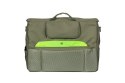 Torba biurowa/pod laptop BASIL B-SAFE COMMUTER OFFICE BAG NORDLICHT 17L, mocowanie na haki Hook-On System, olive green + Oświetl