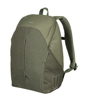 Plecak BASIL B-SAFE BACKPACK NORDLICHT 18L, mocowanie na haki Hook-On System, oświetlenie, olive green (NEW)