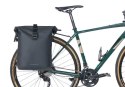 Sakwa pojedyncza BASIL SOHO BICYCLE SHOULDER BAG MIK SIDE 17L, MIK System (ready to go), 100% wodoodporna night black (NEW)