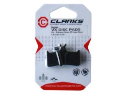 Klocki hamulcowe CLARKS dla SHIMANO/HOPE/SRAM (Shimano XT 755-756, M775, Hope Mono 4 & 5, Sram 9.0), Organiczne