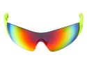 Okulary LAZER MAGNETO Flash Yellow (Smoke-Black Red REVO, Yellow, Clear) (WYPRZEDAŻ -60%)