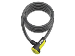 Zapięcie rowerowe ONGUARD NEON 8156YL Linka - 12mm 180cm - uchwyt + 2 x Klucze żółte