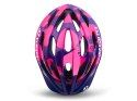 Kask dziecięcy juniorski GIRO RAZE berry blue flowers roz. Uniwersalny (50-57 cm) (NEW)