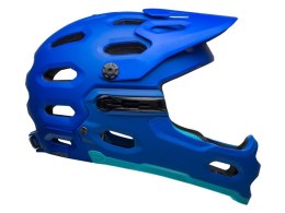 Kask full face BELL SUPER 3R MIPS matte blue bright blue roz. L (58-62 cm)