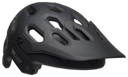 Kask mtb BELL SUPER 3 matte gloss black gray roz. L (58-62 cm) (DWZ) (WYPRZEDAŻ -55%)