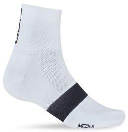 Skarpety GIRO CLASSIC RACER white black roz. M (40-42) (DWZ)