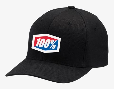 Czapka z daszkiem 100% OFFICIAL X-Fit flexfit hat black roz. L/XL (WYPRZEDAŻ -50%)