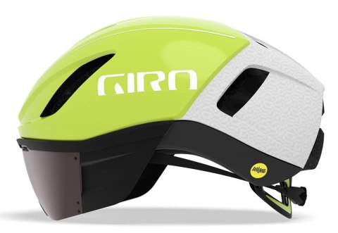 Kask czasowy GIRO VANQUISH INTEGRATED MIPS matte citron white roz. M (55-59 cm) (WYPRZEDAŻ -45%)