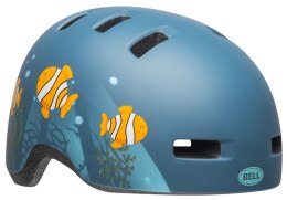 Kask dziecięcy BELL LIL RIPPER clown fish matte gray blue roz. XS (45-52 cm) (NEW)