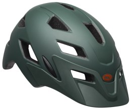 Kask juniorski BELL SIDETRACK INTEGRATED MIPS matte dark green orange roz. Uniwersalny (50-57 cm)