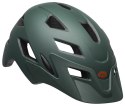 Kask juniorski BELL SIDETRACK matte dark green orange roz. Uniwersalny (50-57 cm) (NEW).