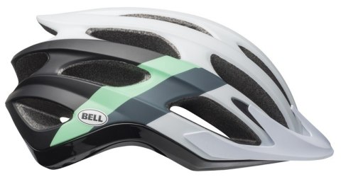 Kask mtb BELL DRIFTER logic matte gloss white black mint roz. S (52-56 cm)