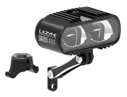 Lampka przednia LEZYNE EBIKE POWER HB STVZO E550 550 lumenów 120 luxów, AUTO DAY/NIGHT SENSOR pod napęd elektryczny, system moco