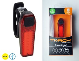 Lampka tylna TORCH SPEEDLIGHT 55004 usb czarna (WYPRZEDAŻ -60%)