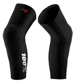 Ochraniacze na kolana 100% TERATEC Knee Guard black roz. L (WYPRZEDAŻ -50%)