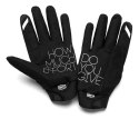 Rękawiczki 100% BRISKER Women's Glove black grey roz. L (długość dłoni 181-187 mm) (WYPRZEDAŻ -50%)