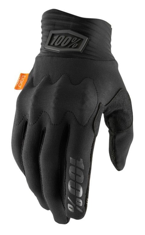 Rękawiczki 100% COGNITO Glove black charcoal roz. XXL (długość dłoni 209-216 mm) (WYPRZEDAŻ -50%)