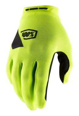 Rękawiczki 100% RIDECAMP Glove fluo yellow roz. M (długość dłoni 187-193 mm) (WYPRZEDAŻ -50%)