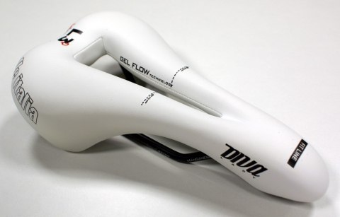 Siodło SELLE ITALIA DIVA GEL TM SUPERFLOW TEST L (id match L3), Manganese Rail, Fibra-Tek, Gel, Testowe (NEW)