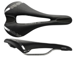 Siodło SELLE ITALIA MAX SLR TI316 GEL, Superflow L (id match L3) TI 316 Rail, Fibra-Tek, Light Gel, 280g (NEW)