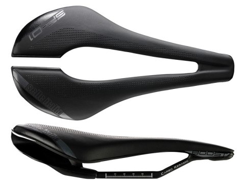 Siodło SELLE ITALIA SP-01 BOOST KIT CARBONIO SUPERFLOW L (id match L3), Carbon/keramic Rail, Fibra-Tek, 166g (WYPRZEDAŻ 45%)