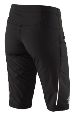 Szorty damskie 100% RIDECAMP Womens Shorts black roz. S (WYPRZEDAŻ -50%)