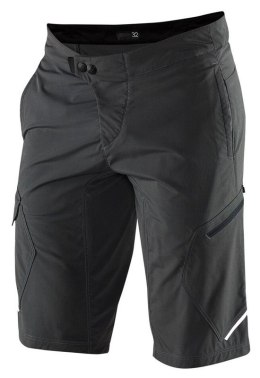 Szorty męskie 100% RIDECAMP Shorts charcoal roz.28 (42 EUR) (WYPRZEDAŻ -50%)