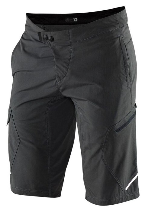 Szorty męskie 100% RIDECAMP Shorts charcoal roz.34 (48 EUR) (WYPRZEDAŻ -50%)