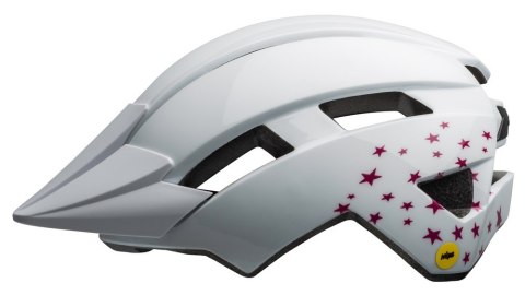 Kask dziecięcy BELL SIDETRACK II stars gloss white roz. Uniwersalny (47-54 cm)