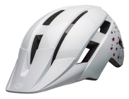 Kask juniorski BELL SIDETRACK II INTEGRATED MIPS white stars roz. Uniwersalny (50-57 cm)