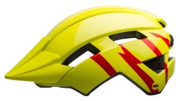 Kask juniorski BELL SIDETRACK II strike gloss hi-viz red roz. Uniwersalny (50-57 cm)