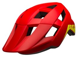 Kask juniorski BELL SPARK JUNIOR matte gloss red hi-viz roz. Uniwersalny (50-57 cm) (DWZ) (WYPRZEDAŻ -55%)