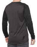 Koszulka męska 100% RIDECAMP Long Sleeve Jersey długi rękaw black charcoal roz. L (WYPRZEDAŻ -50%)