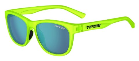 Okulary TIFOSI SWANK Satin Electric Green (1 szkło Smoke Bright Blue 11,2% transmisja światła) (NEW)