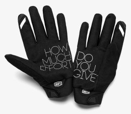 Rękawiczki 100% BRISKER Glove fluo orange black roz. S (długość dłoni 181-187 mm) (WYPRZEDAŻ -50%)