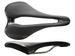 Siodło SELLE ITALIA SLR BOOST X-CROSS TI316 SUPERFLOW S (id match S3), TI 316 Rail, Fibra-Tek, 195g