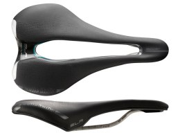 Siodło SELLE ITALIA SLR BOOST GRAVEL TI316, Superflow S (id match S3), TI 316 Rail, Fibra-Tek, Light Gel, 204g, Czarne (NEW)